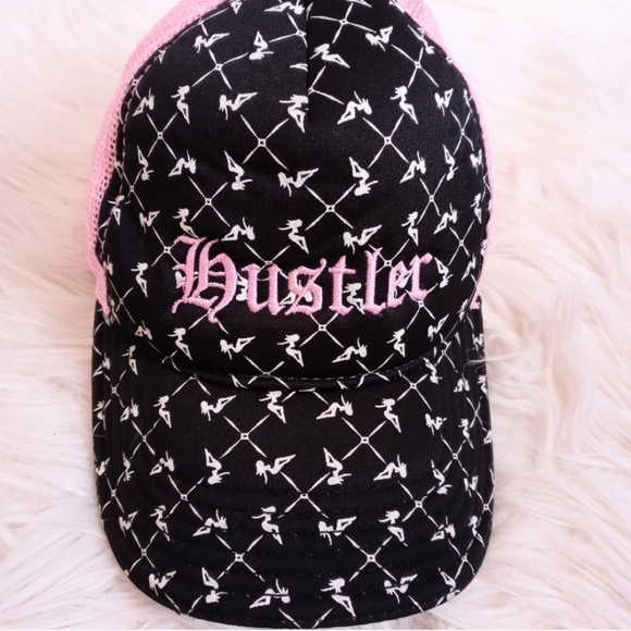 Hustler Hollywood Accessories - Black and Pink Hustler Cap